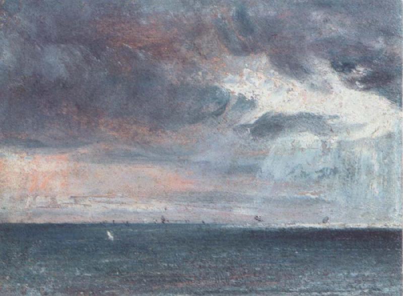 John Constable A storm off the coast of Brighton China oil painting art